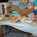 The birthday spread