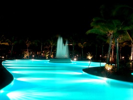 The pool and fountain (this is about 1/4 of the pool)