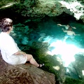 Nessa, Eric, and Travis in the cenote