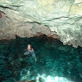 Travis in the cenote