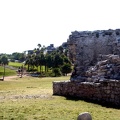 Looking east from the NW corner turret (towards the ocean).