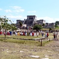 &quot;El Castillo&quot; and a shot of the crowds.