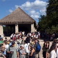 By the time we were done at Tulum the lines (and the crowds) had become much larger.