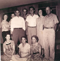Betty Ann, Patsy T.C. Mark, Dick, Mary Beth, Jasper George, Hazel, Beck George, Pete (Bernice) Wren (typed just as written on ph