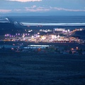 Wendover from a nearby hill clearly showing the curvature of the earth (the road in the upper left distance is razor straight, a