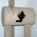 Bo, playing on the cat tree at 8 weeks.