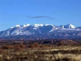 Mountains north of Moab, Utah