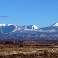 Mountains north of Moab, Utah